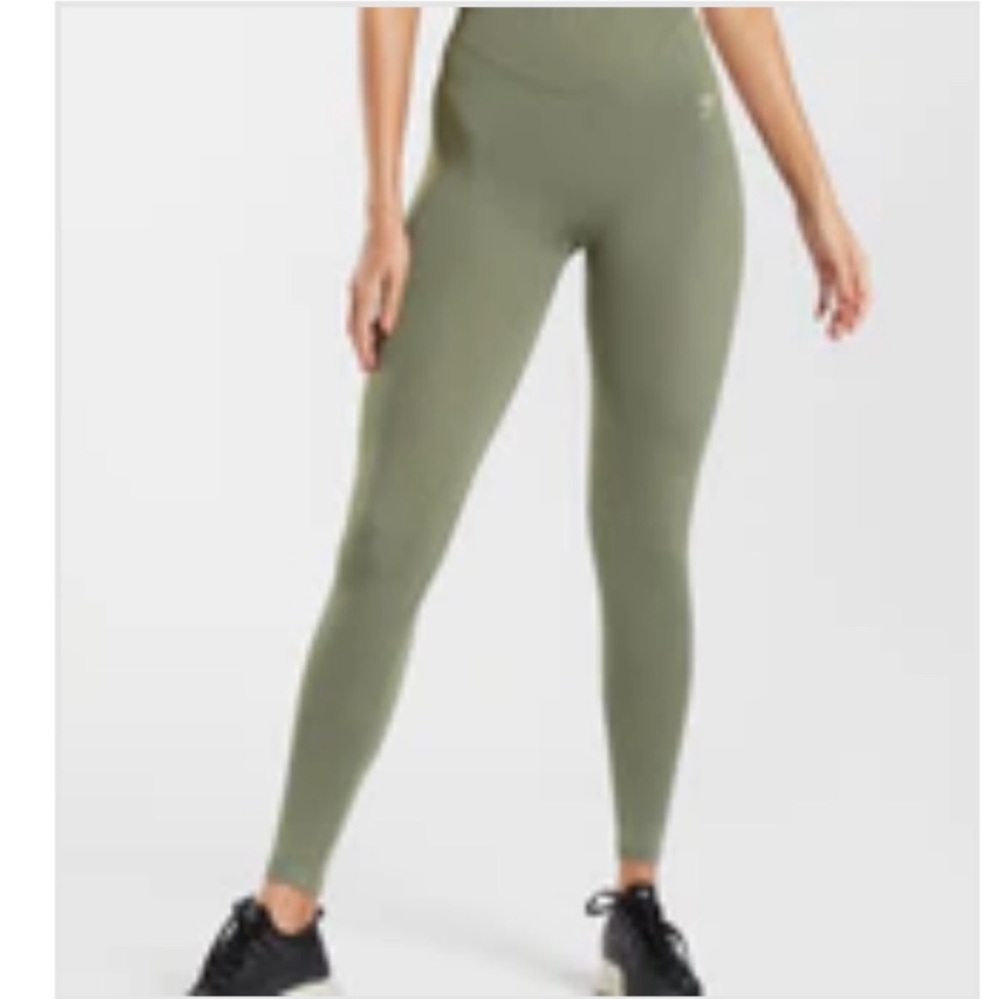 Gymshark Green High-Waisted Leggings